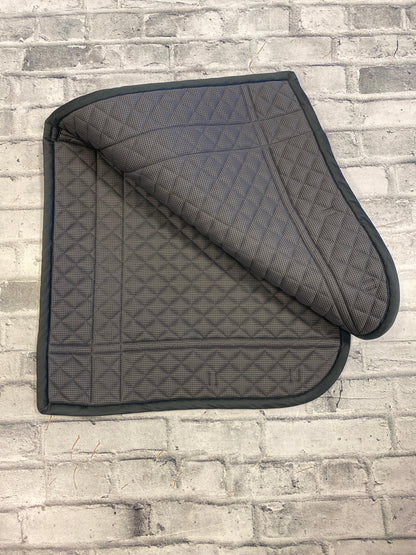 Equestrian Stockholm Dressage Saddle Pad Charcoal F