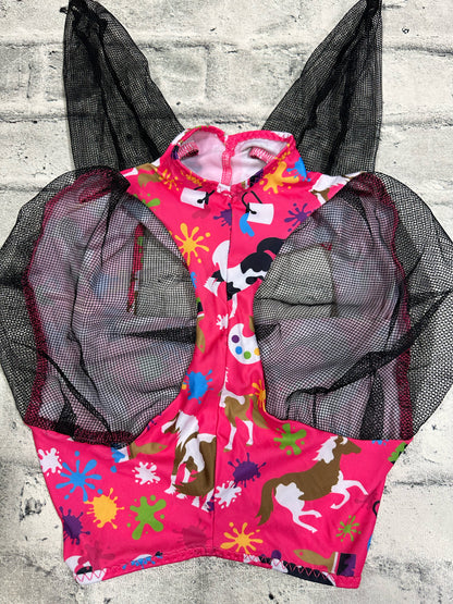 Supra Lycra Fly Mask Pink H NEW