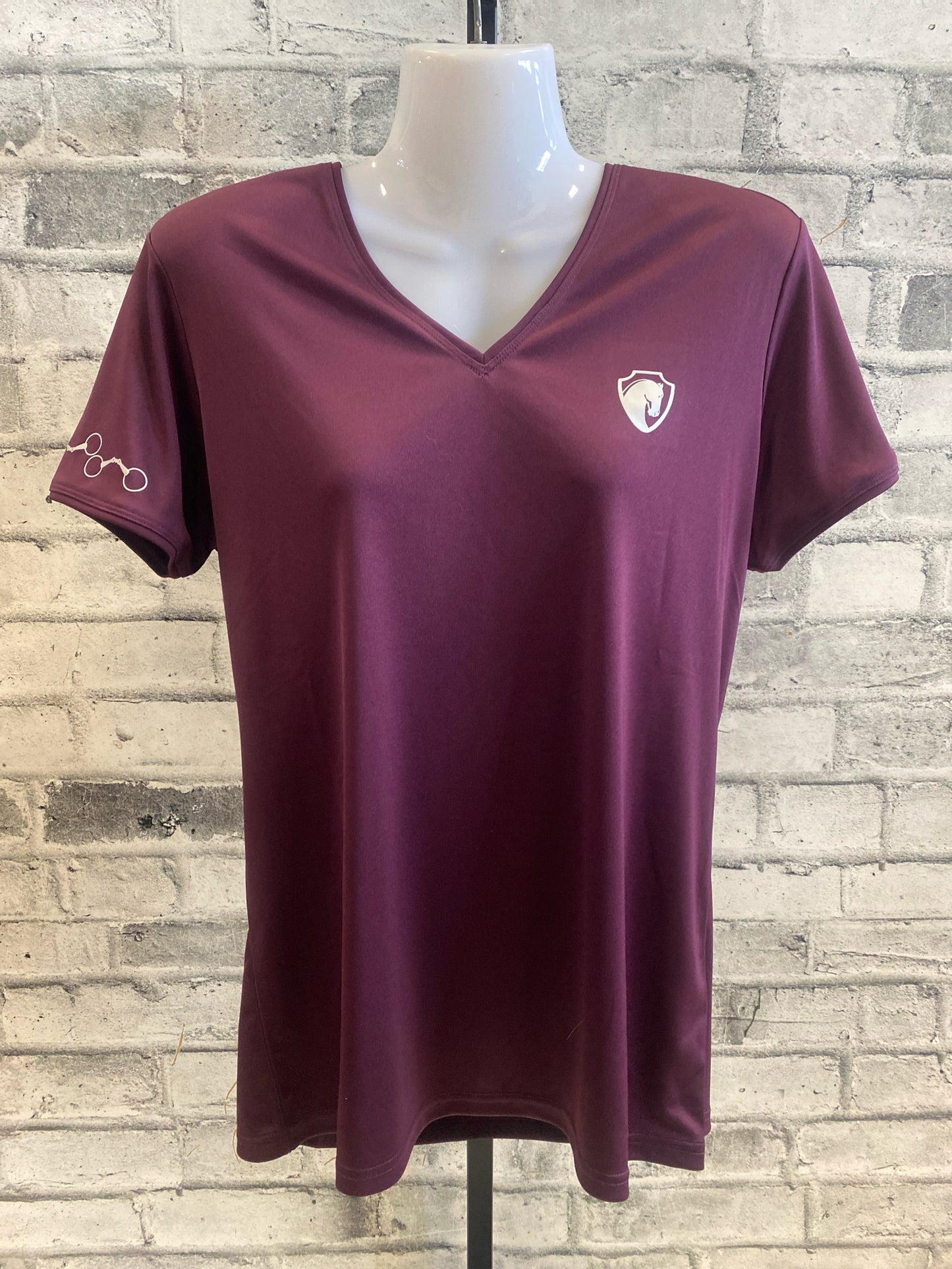 Arista SS T-Shirt Plum L NEW