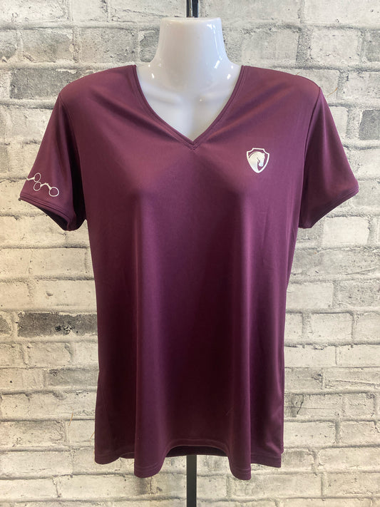Arista SS T-Shirt Plum L NEW
