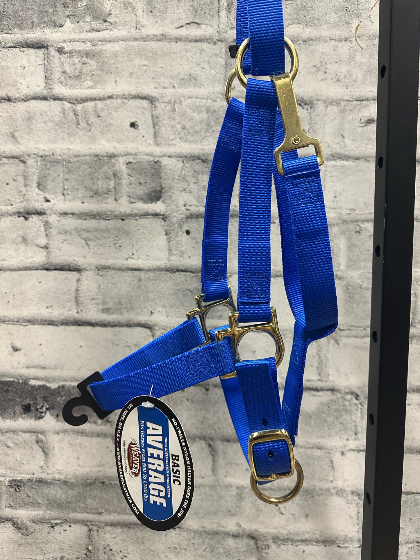 Weaver Nylon Halter Blue H  NEW