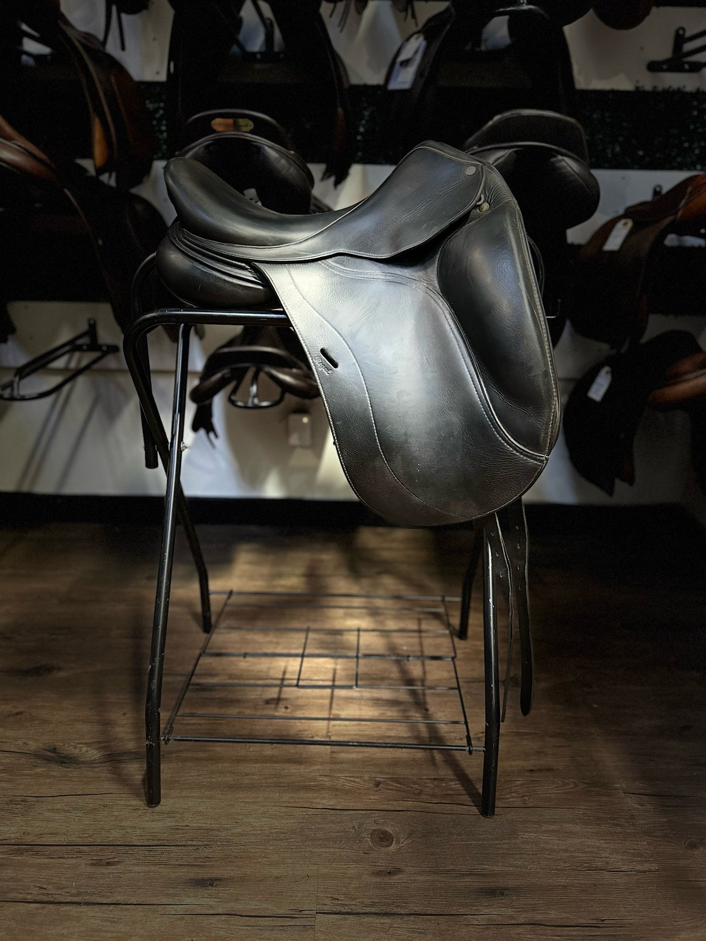 17.5"  Regal Mono Flap Dressage Saddle - 6" Gullet
