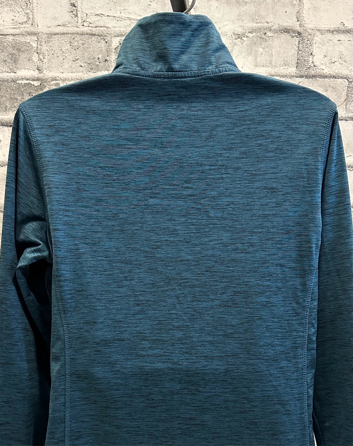 TemtEQ 1/4 Zip LS Shirt Heathered Blue M