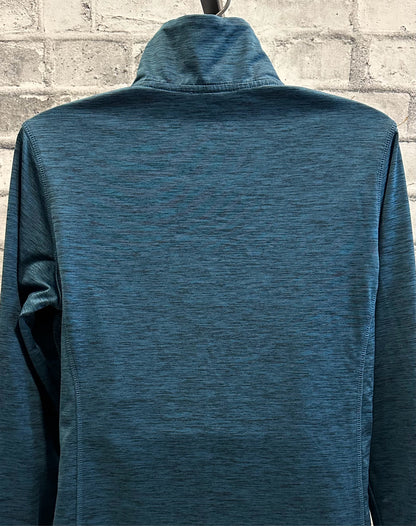 TemtEQ 1/4 Zip LS Shirt Heathered Blue M