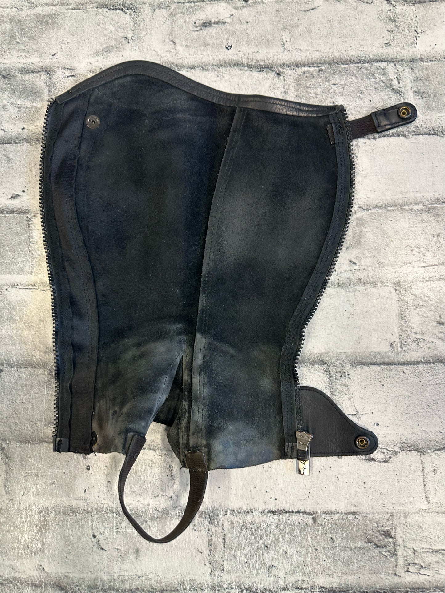 D'yon Leather Half Chaps - C 13" H 16"