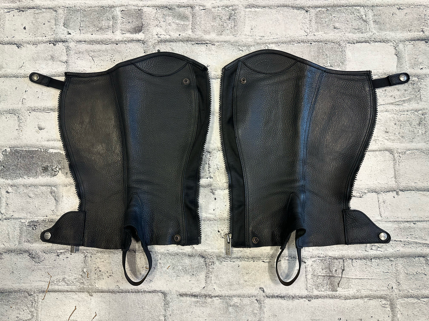 D'yon Leather Half Chaps - C 13" H 16"
