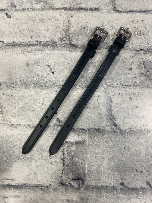 Rambo Micklem Bit Straps Black H