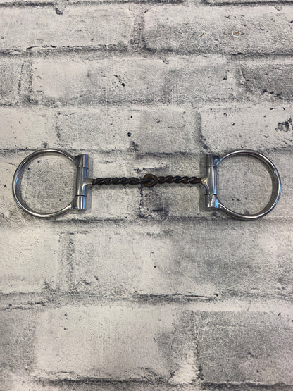 5" Sweet Iron Wire Twist Fixed Snaffle Bit