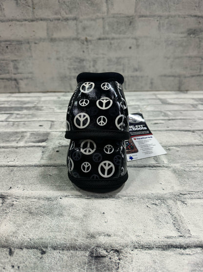 Pro Choice Bell Boots Peace Sign L NEW