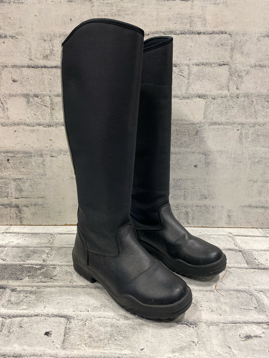 Winter Tall Boots Black 9.5 H 16" C 15"