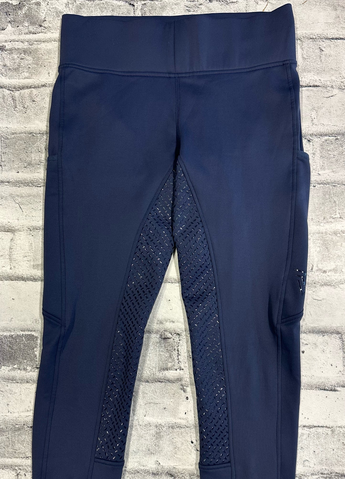 Elation Red Label FS Pull On Breeches Blue M