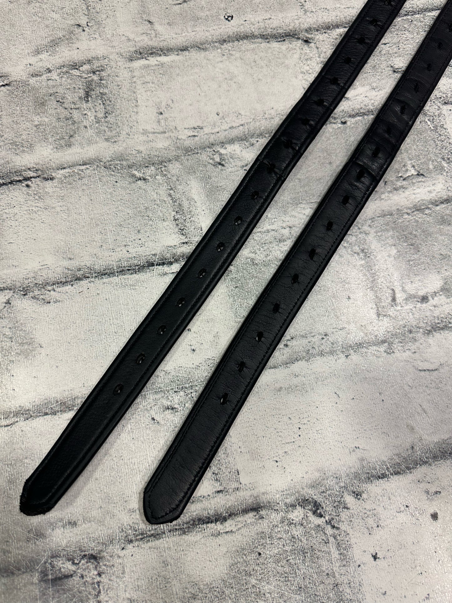 60" Nylon Core Stirrup Leathers Black