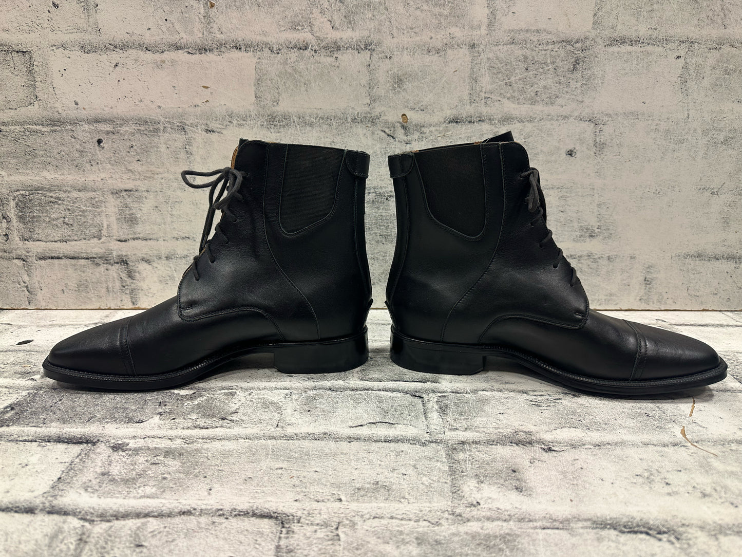 Petrie Lace Up Paddock Boots w/Back Zip 9