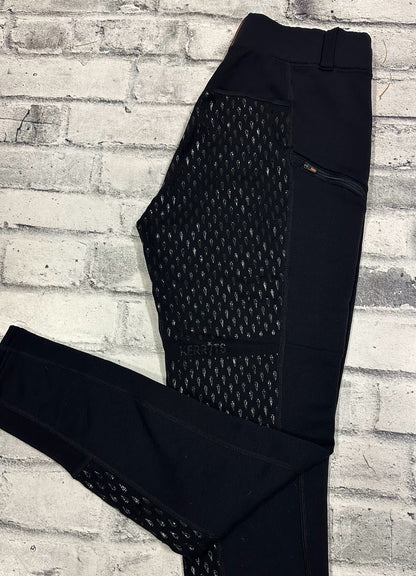 Kerrits Pull On Winter Riding Tights Black XL
