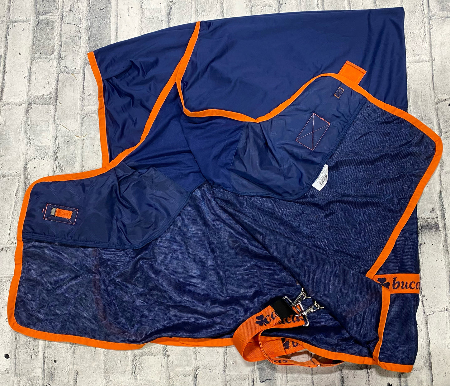 78" Bucas "TBird Champion" Scrim Navy & Orange