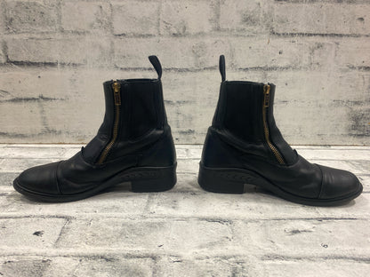 Auken Zip Up Paddock Boots Black 7