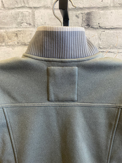 BR Zip Up Sweater Grey/Sequin M