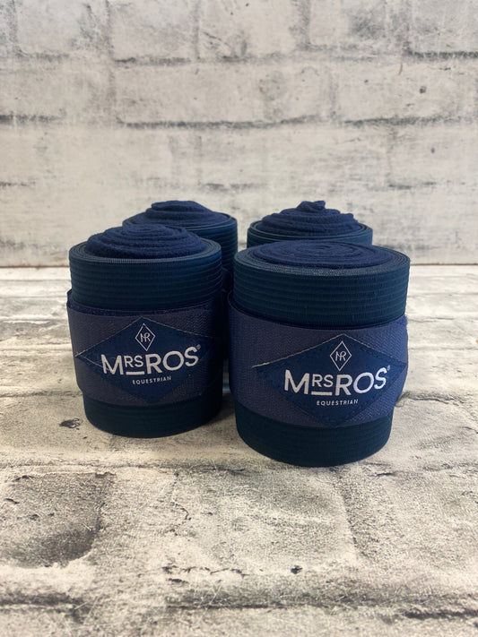 Mrs Ross Technical Polos Navy