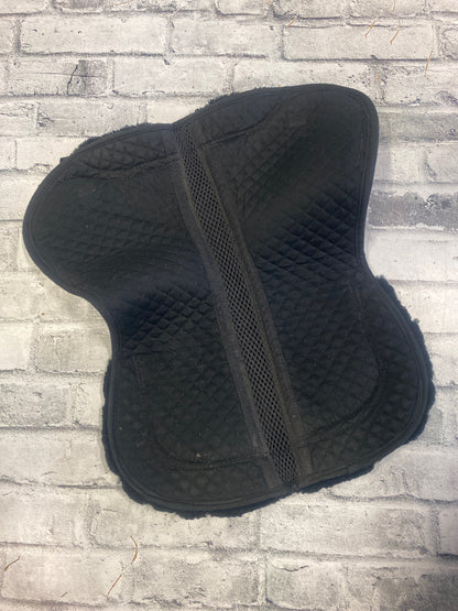 ThinLine Trifecta Half Pad w Sheepskin Rolls Black L
