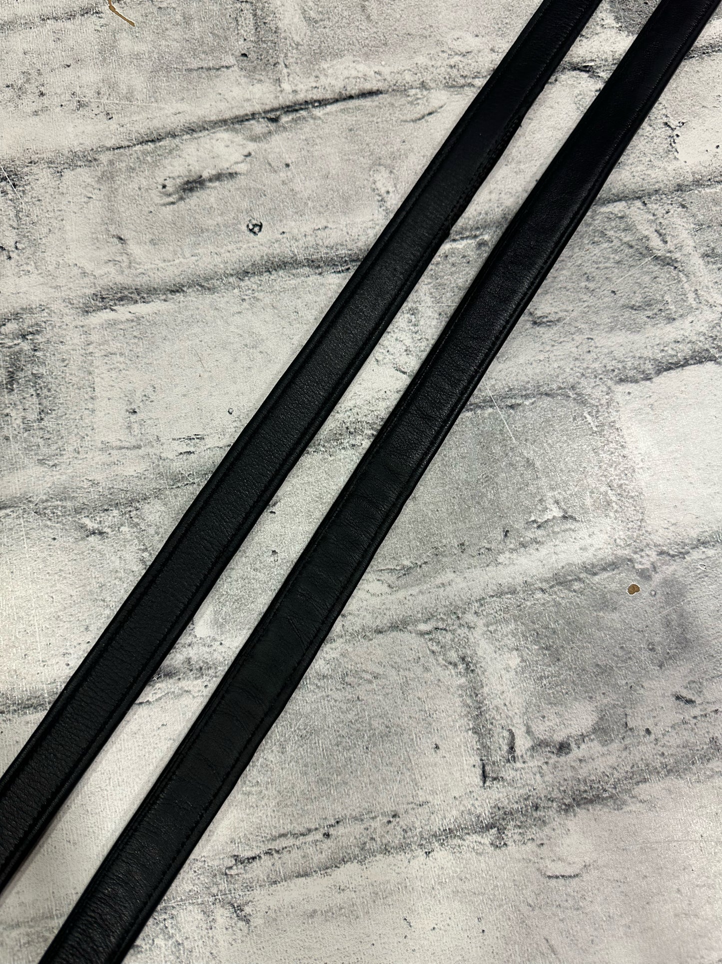 60" Nylon Core Stirrup Leathers Black