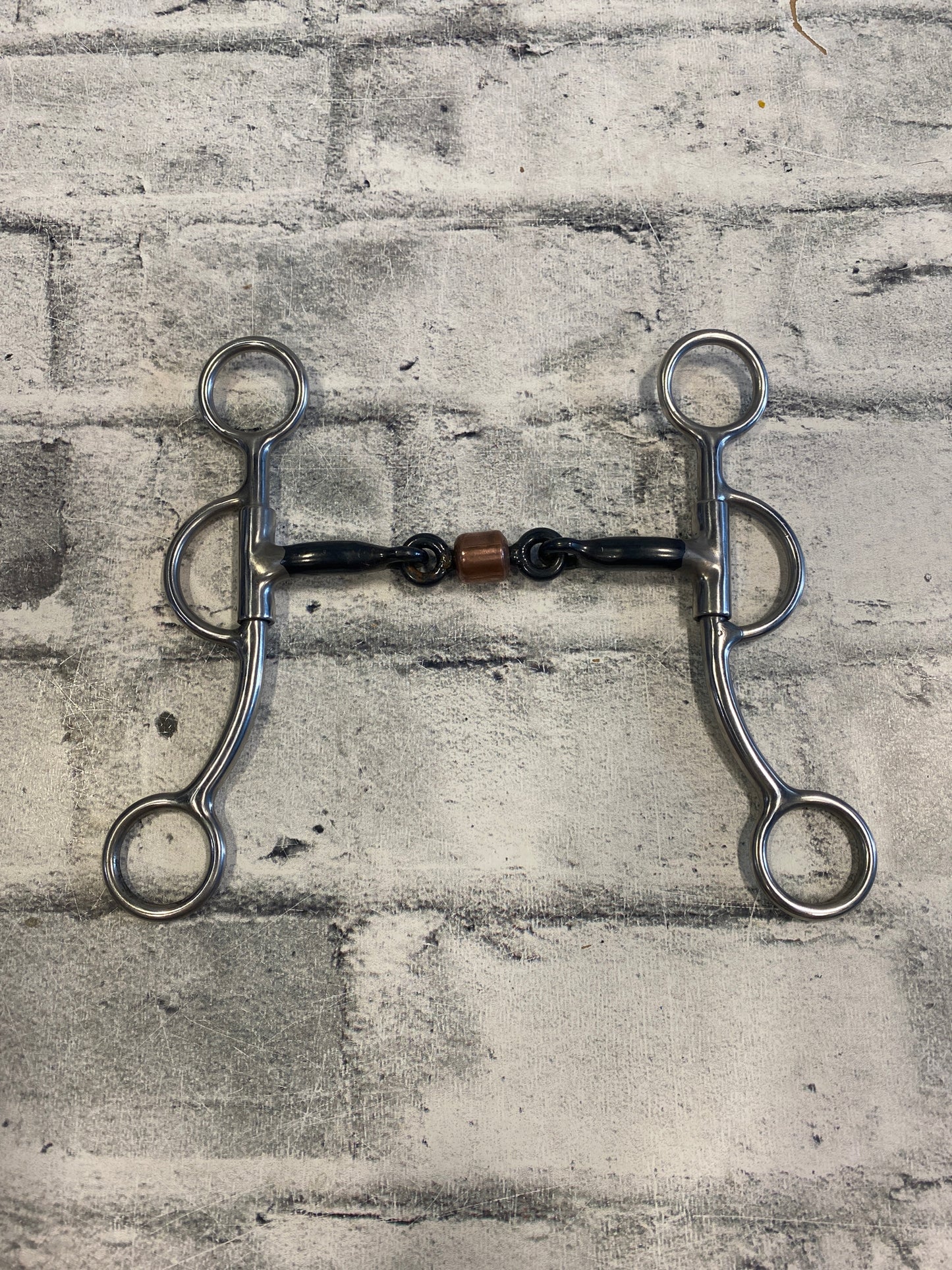 5" Circle R Reining Bit with Copper Roller