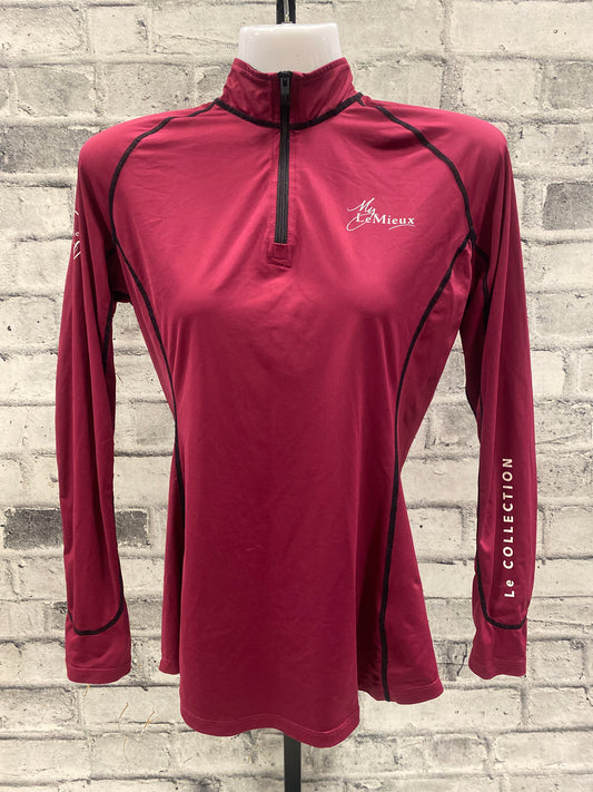 LeMiuex Sun Shirt Burgundy S