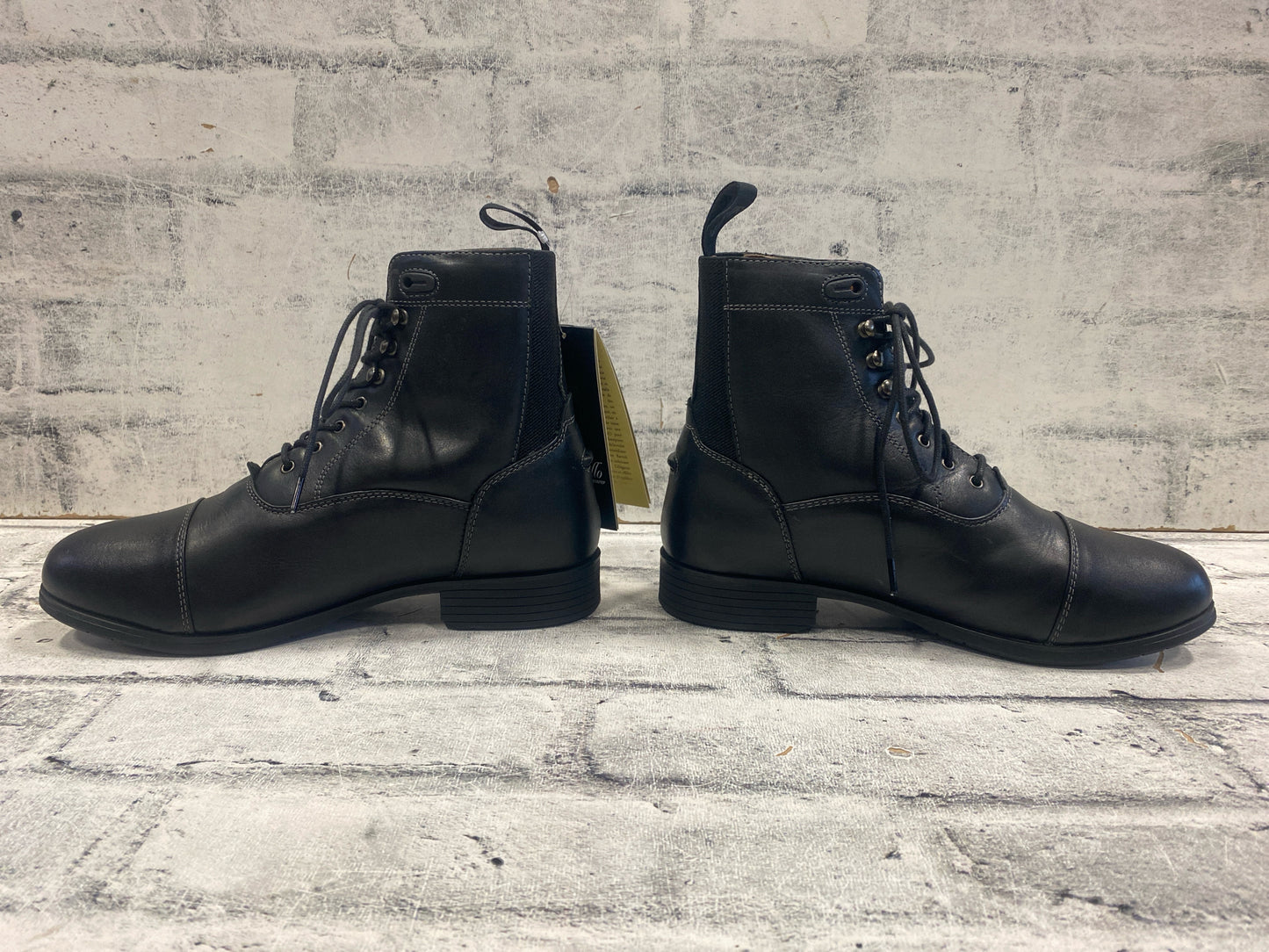 Treadstep Donatello Lace Up Paddock Boots 8 NEW