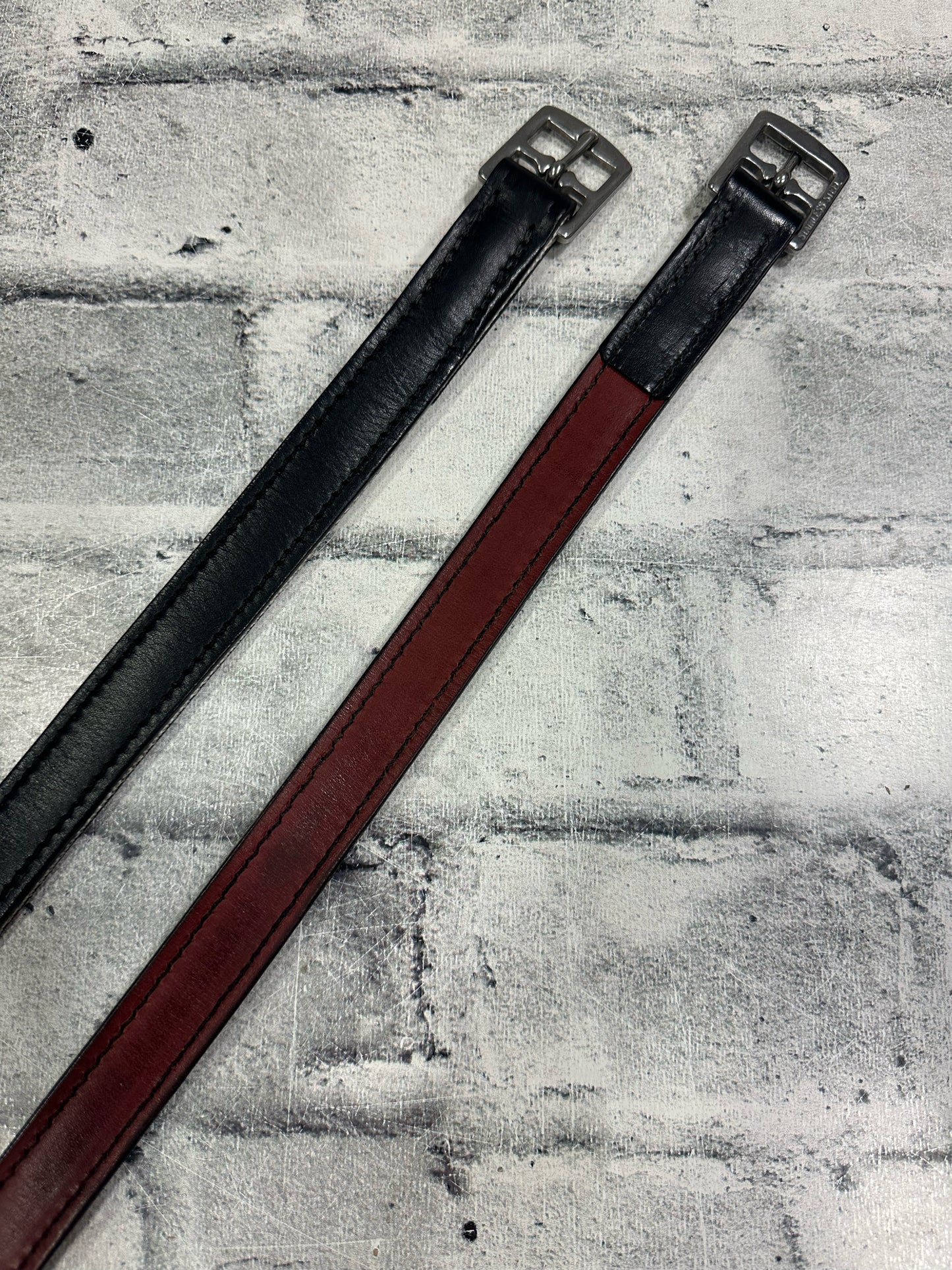 60" CanPro Stirrup Leathers Black