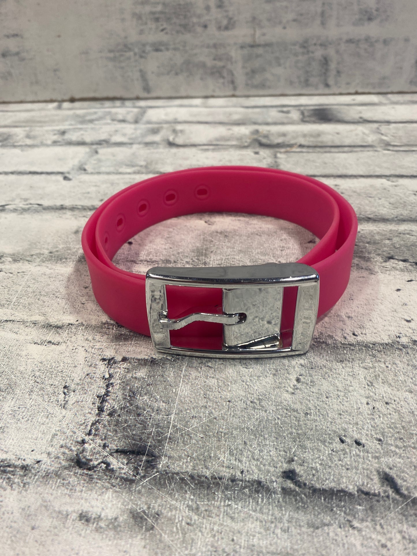 C4 Belt Hot Pink/Silver Buckle 28