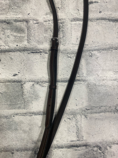 Fancy Stitch Raised Standing Martingale Brown F