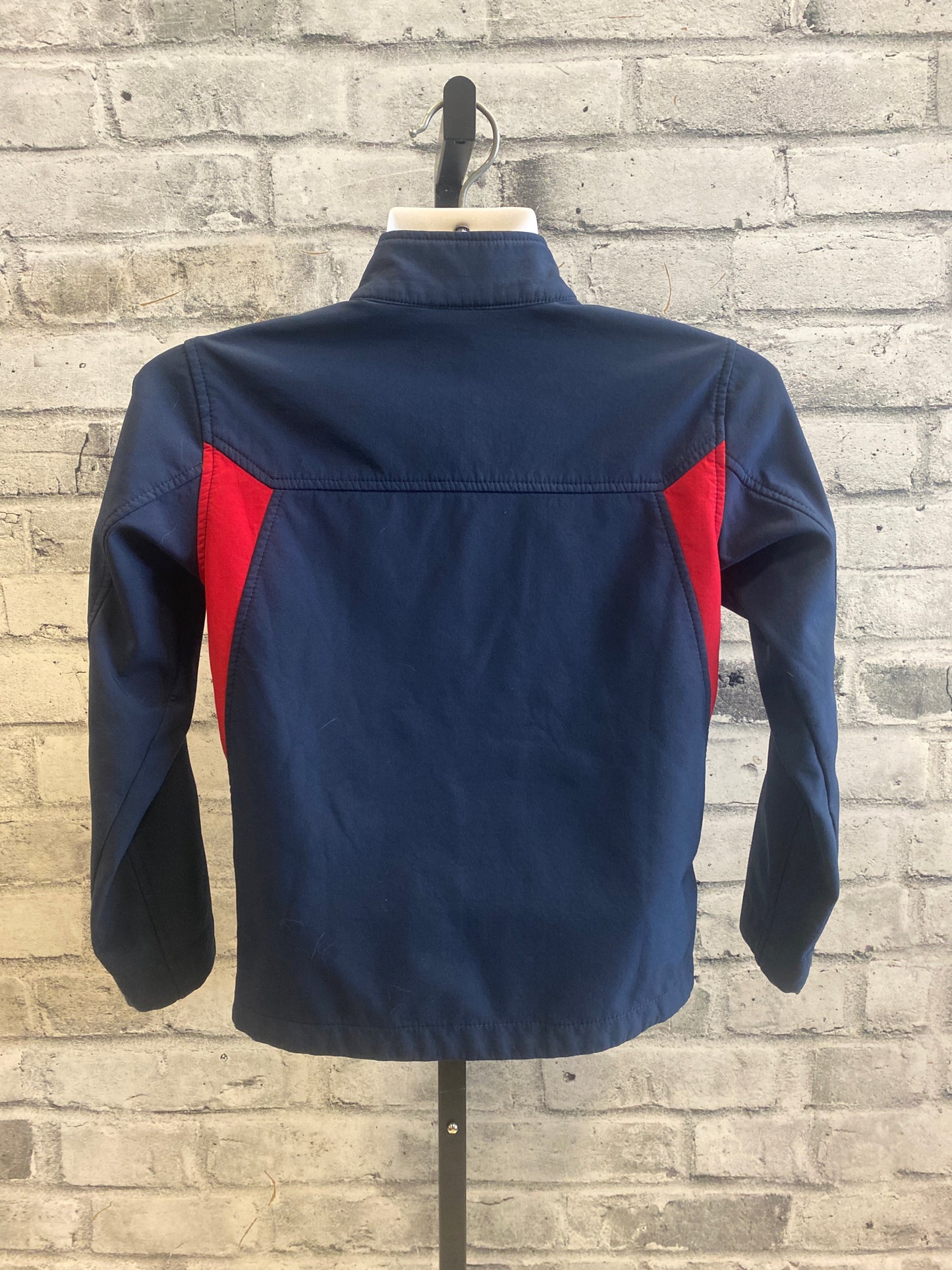 Ariat Tek Softshell Jacket Navy/Red Childrens S