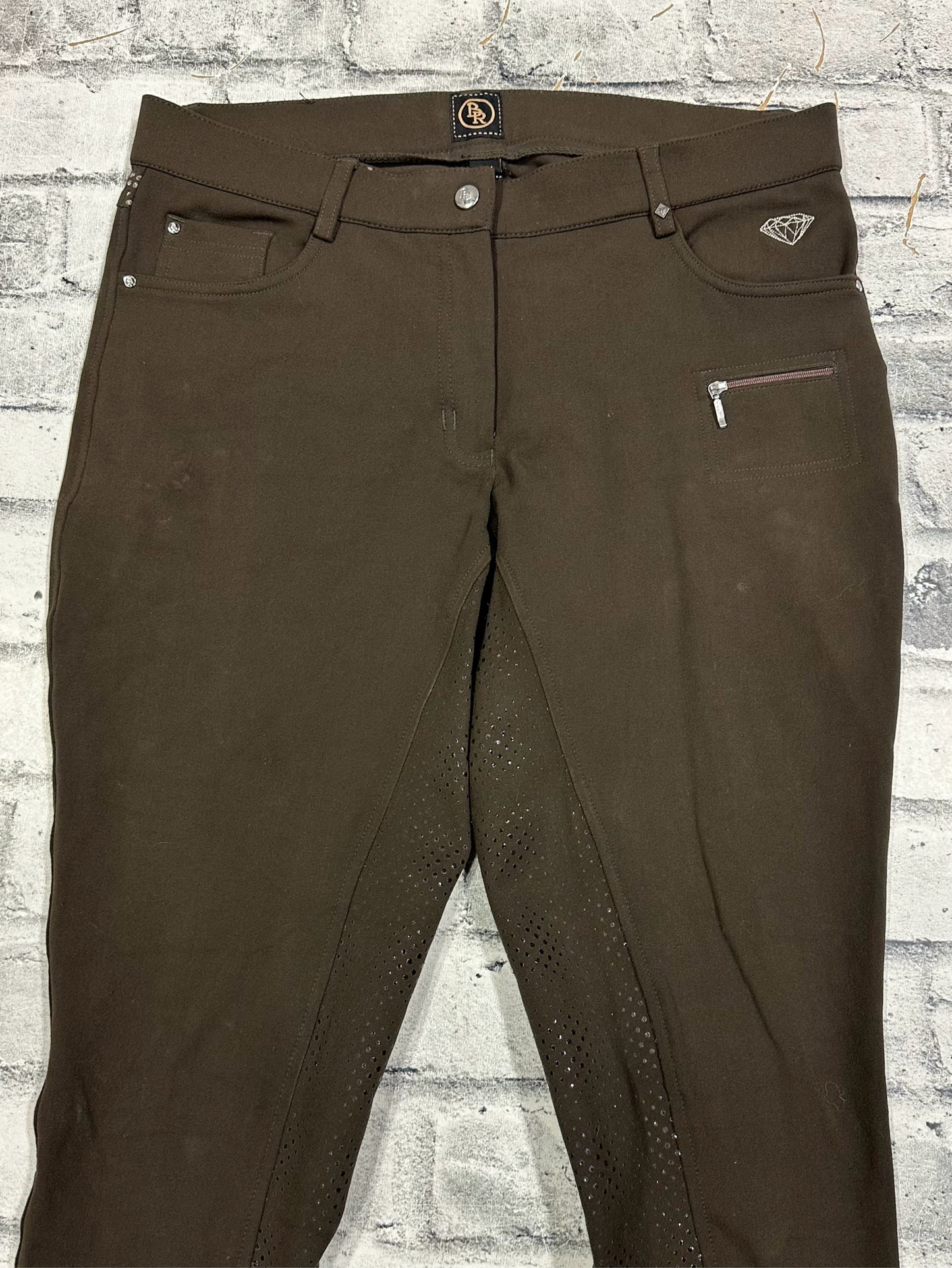 BR Full Seat Breeches Brown 32