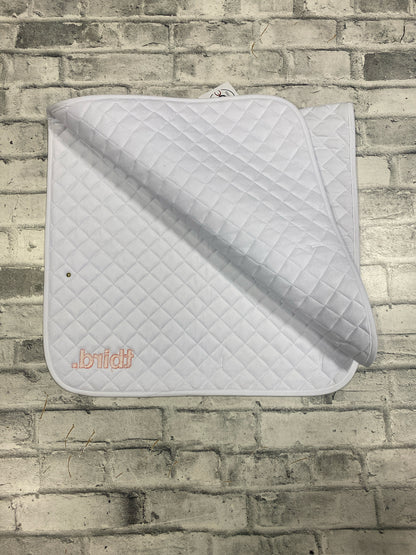 Ogilvy Dressage Pad White Embroidered F