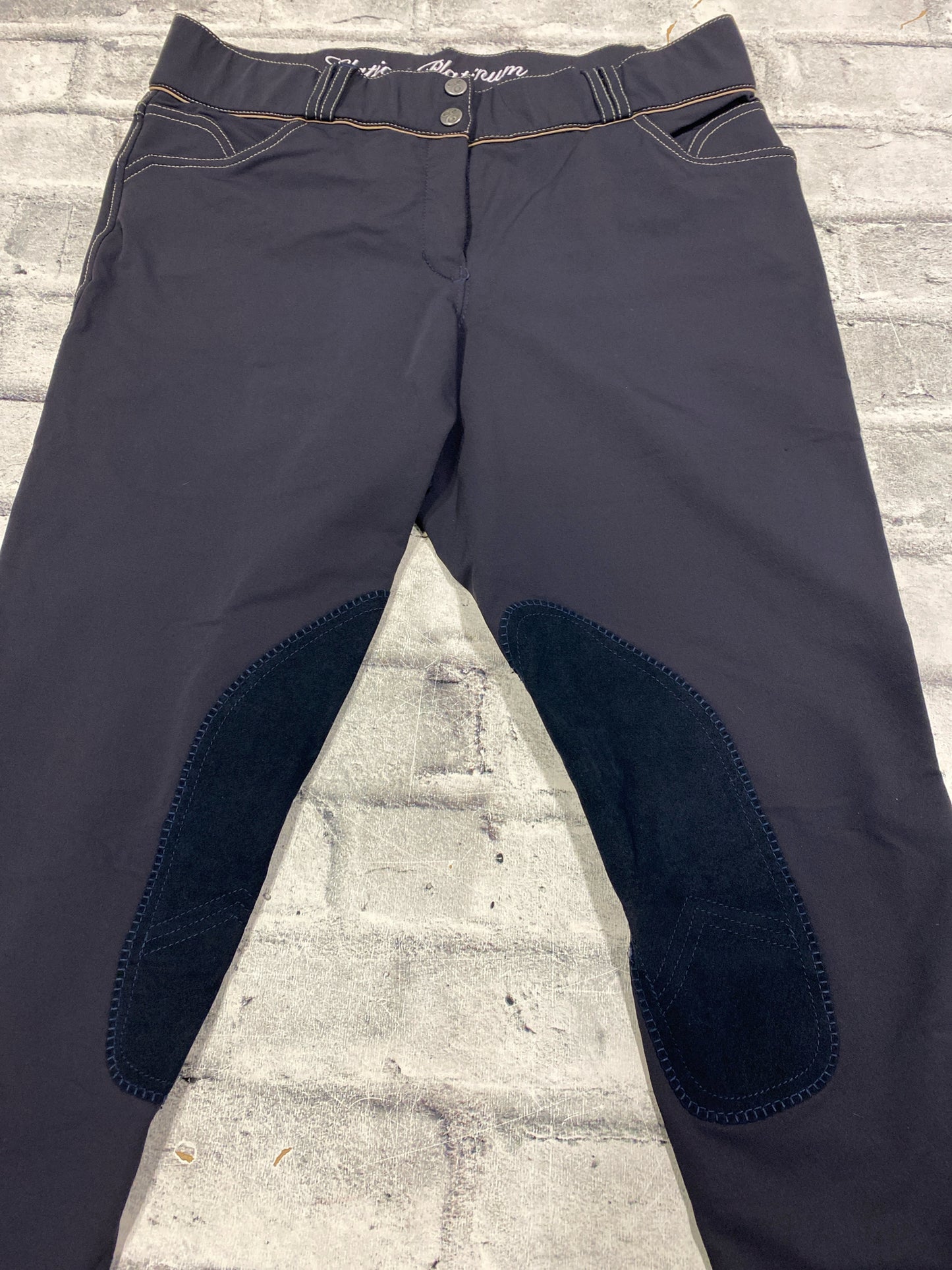 Elation Platinum KP Breeches Navy 32