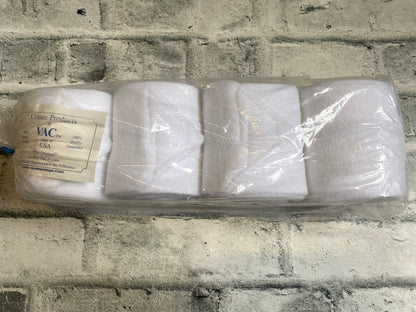 VAC White Polos (4) NEW