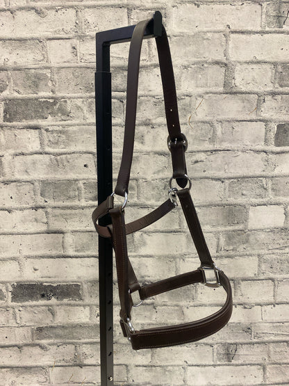 Leather Halter Brown F