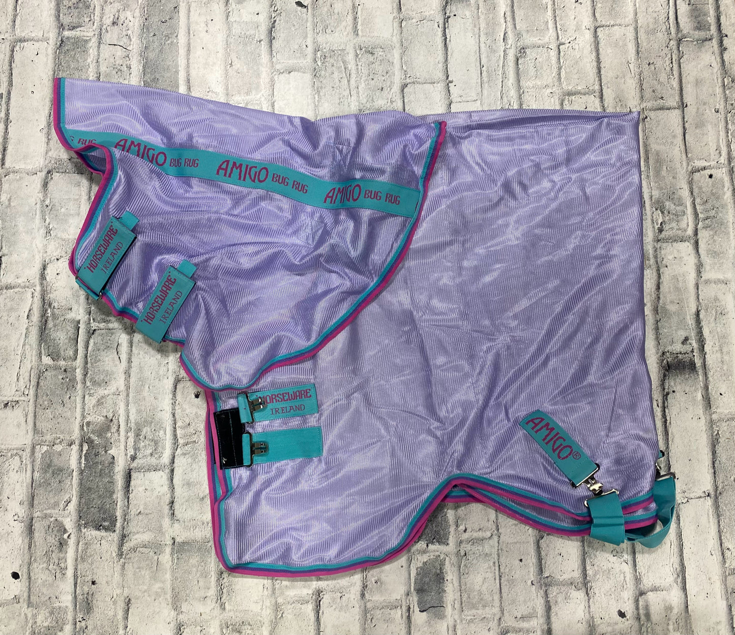 54" Amigo Bug Rug Violet/Pink/Aqua