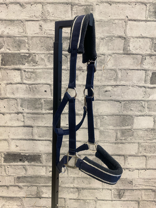 B//Vertigo Padded Nylon Halter Navy WB