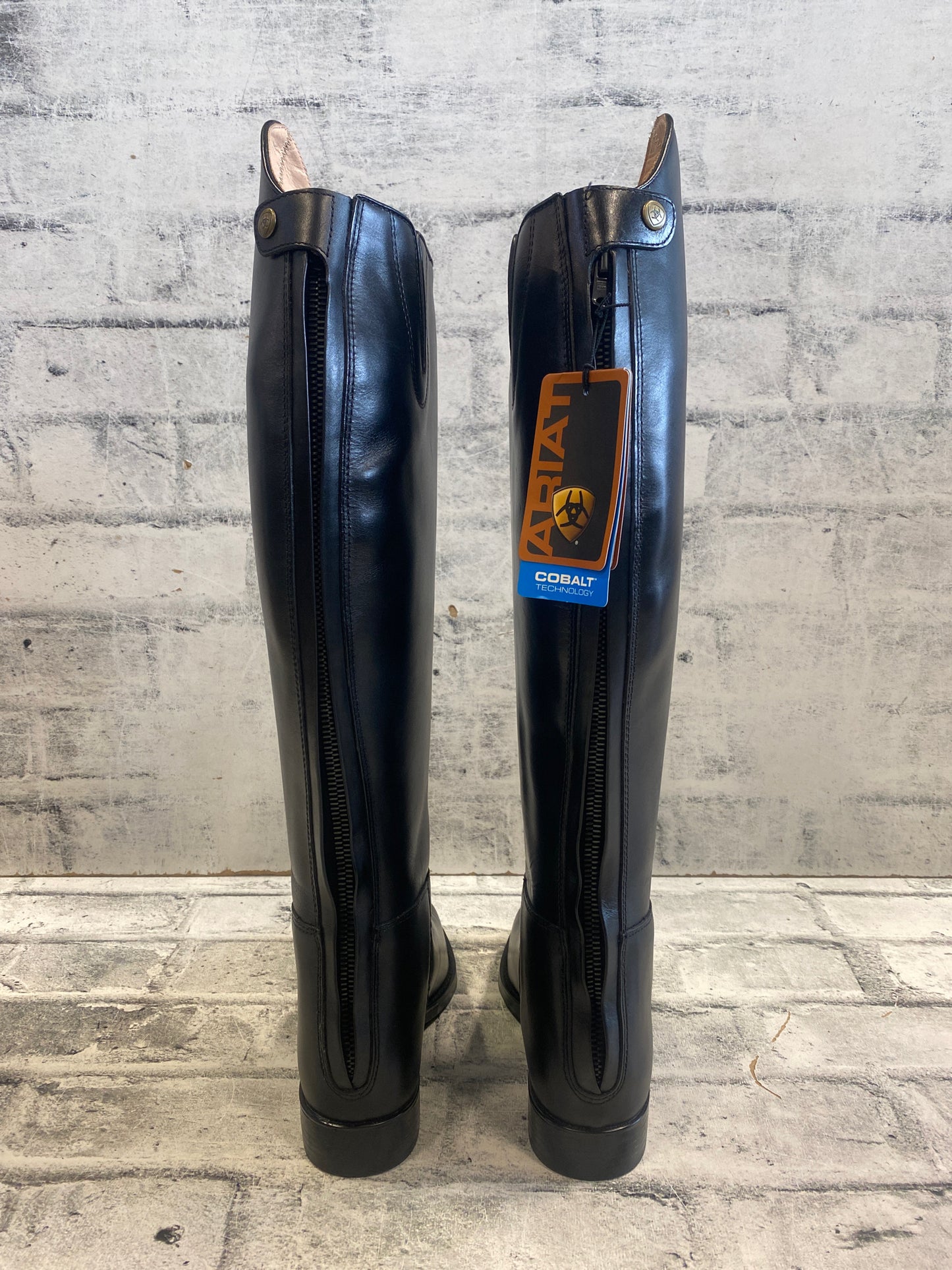 Ariat Dress Boots Black 5.5 H 17" C 12.5" NEW - Bag Incl.