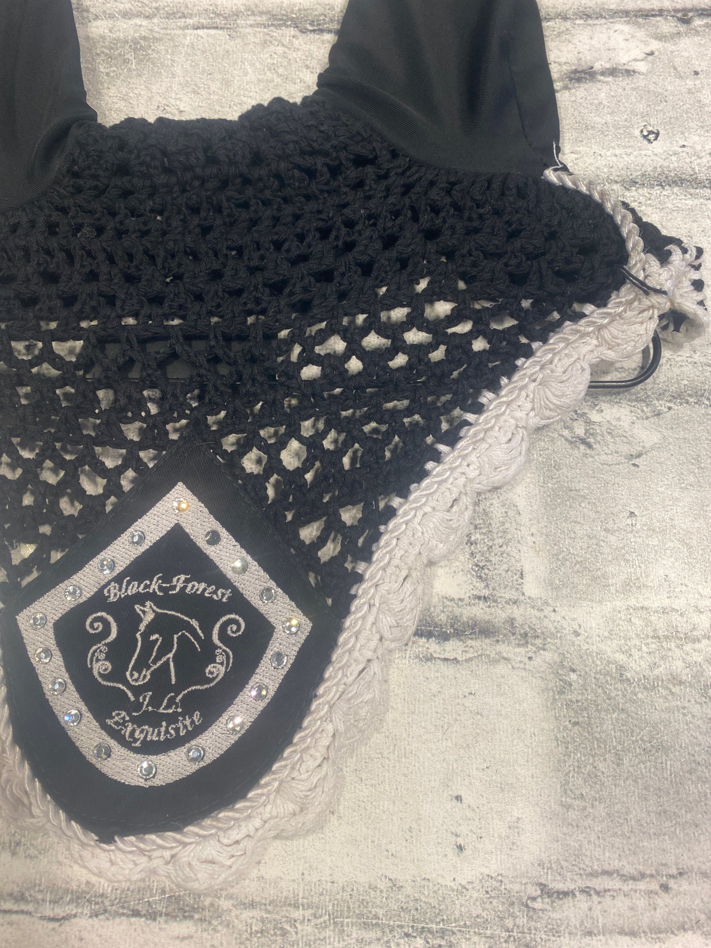 Black Forest Exquisite Fly Bonnet Black H