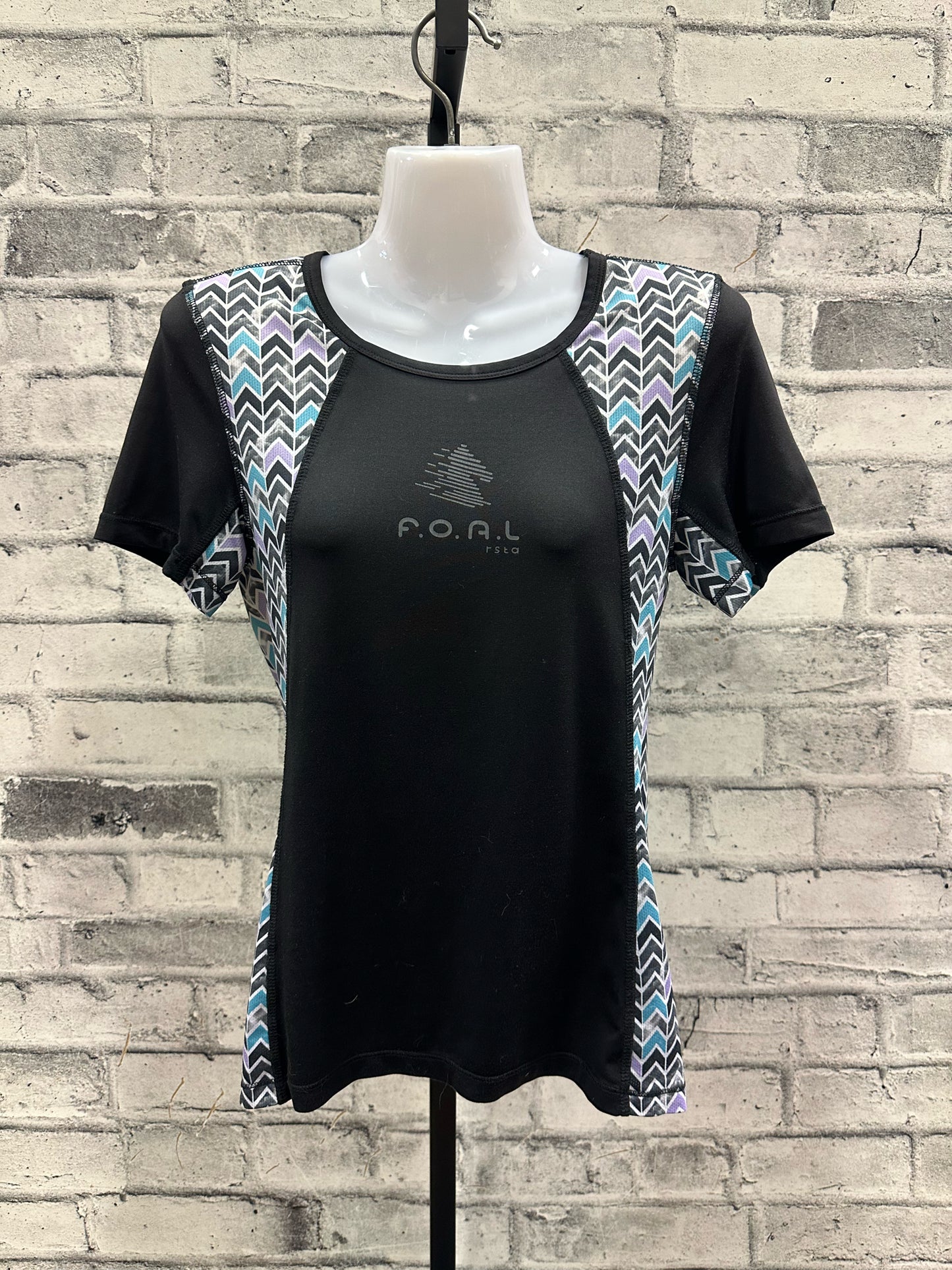 FOAL SS Sun Shirt Black/Purple S