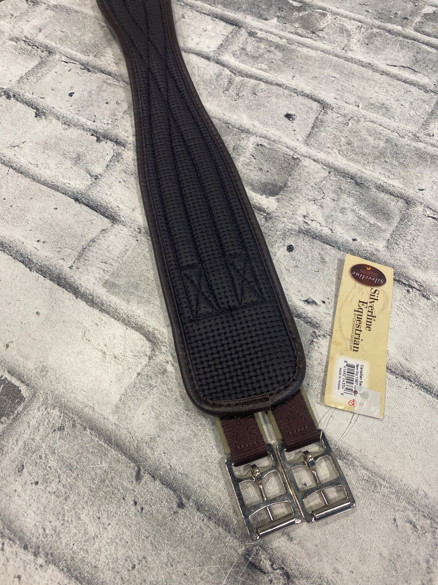 48" Silverline Equestrian Neoprene Schooling Girth Brown NEW