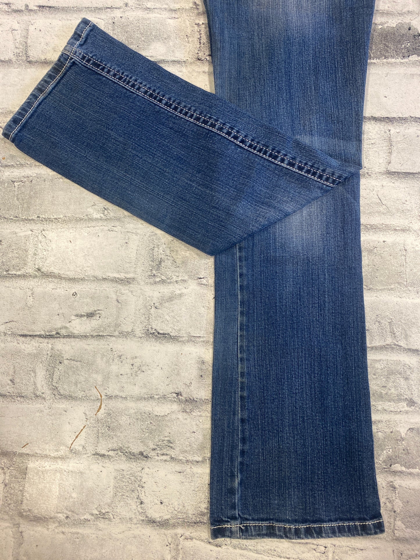 Rock 47 Ultra Low Rise Jeans Med Wash 7/8 x 34