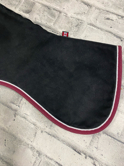 Ogilvy Half Pad Cover Black/Maroon