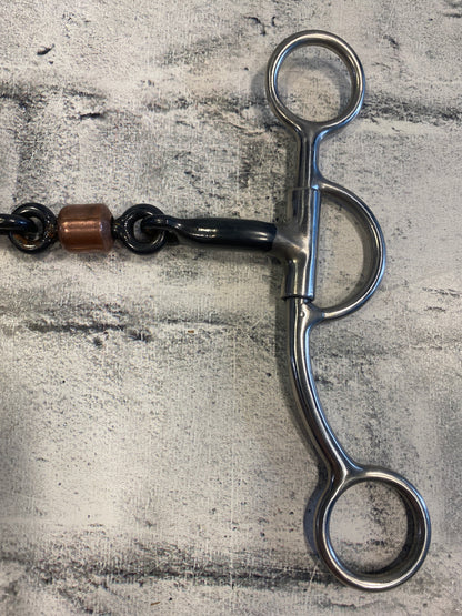 5" Circle R Reining Bit with Copper Roller
