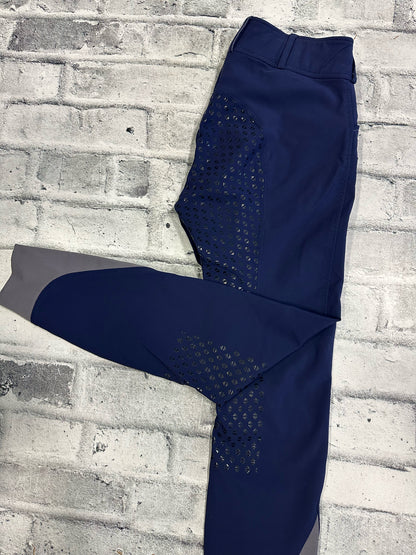Elation Platinum FS Grip Breeches Navy 26