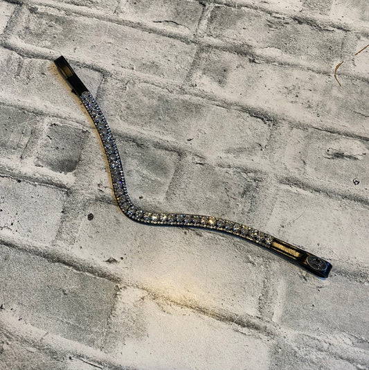16" Kentucky Horseware U Shaped Browband w/Crystals