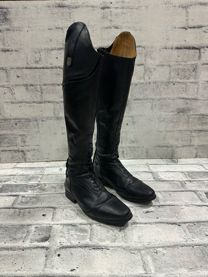 Mountain Horse Field Boots Black 8 18" H 12" C