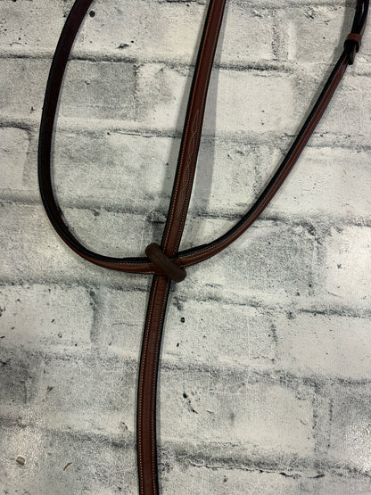 VDB Fancy Stitch Standing Martingale Brown Cob