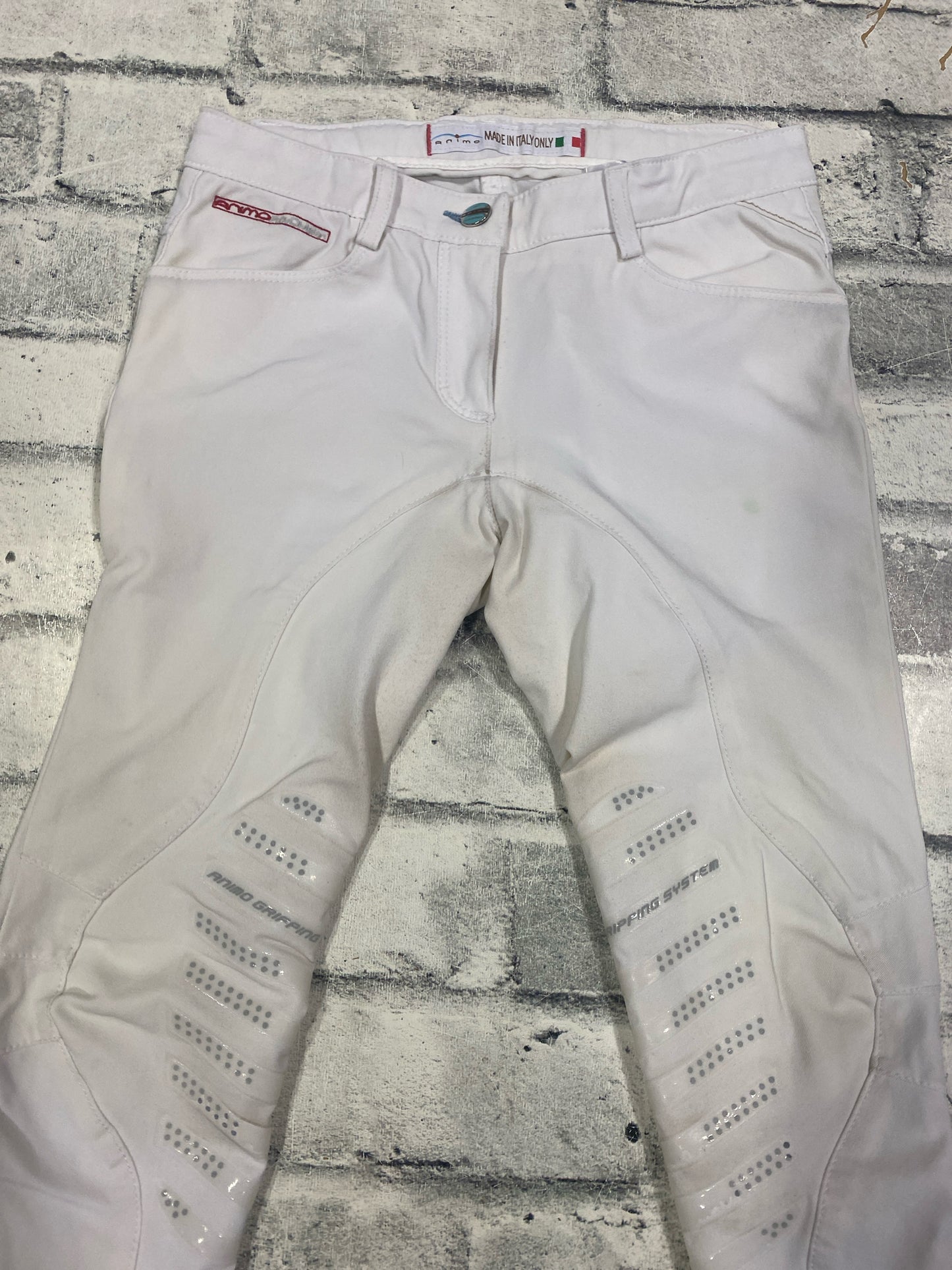 Animo KP Breeches White Childrens 10